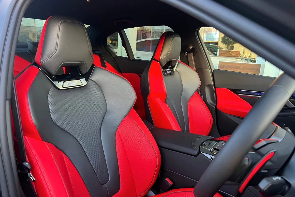BMW M5 leather interior